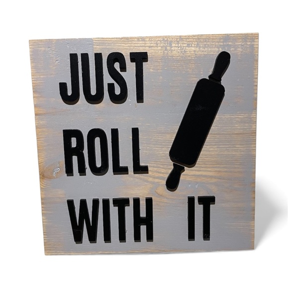 Kitchen Décor Wooden Signs 8”x8” – Handmade - Picture 6 of 6